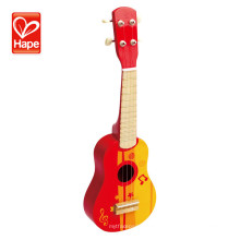 Hape brand Safety material intellect funny children toy guitar for kids